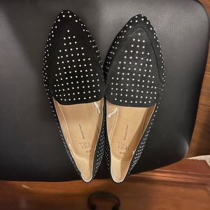 Black studded flat Time and Tru